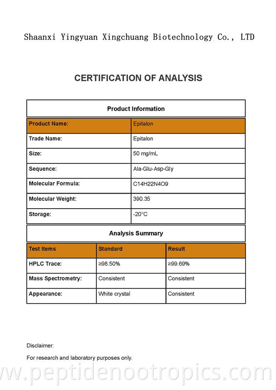 what is epitalon used for